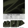 image:imageCOOFANDY Mens Button Down Shirt Short Sleeve Casual Shirts Linen Textured Summer Beach ShirtsArmy Green