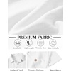 image:imageCOOFANDY Mens Button Down Shirt Short Sleeve Casual Shirts Linen Textured Summer Beach ShirtsWhite