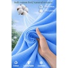 image:imageCOOFANDY Mens Button Down Short Sleeve Shirt Casual Cotton Summer Beach Wedding Linen Shirts with PocketBlue