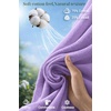image:imageCOOFANDY Mens Button Down Short Sleeve Shirt Casual Cotton Summer Beach Wedding Linen Shirts with PocketLight Purple