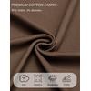 image:imageCOOFANDY Mens Cargo Shorts Casual Cotton Drawstring Short Elastic Waist Work Shorts with Multi PocketsBrown