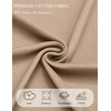 image:imageCOOFANDY Mens Cargo Shorts Casual Cotton Drawstring Short Elastic Waist Work Shorts with Multi PocketsKhaki