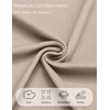 image:imageCOOFANDY Mens Cargo Shorts Casual Cotton Drawstring Short Elastic Waist Work Shorts with Multi PocketsLight Khaki