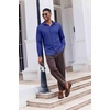 image:imageCOOFANDY Mens Casual Button Down Shirt Long Sleeve Wrinkle Free Shirts Stretch Dress ShirtRoyal Blue