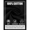 image:imageCOOFANDY Mens Casual Button Down Shirts Long Sleeve Cotton Beach Wedding Shirt Summer Linen Shirt for MenBlack