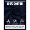 image:imageCOOFANDY Mens Casual Button Down Shirts Long Sleeve Cotton Beach Wedding Shirt Summer Linen Shirt for MenNavy Blue