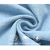 image:imageCOOFANDY Mens Casual Button Down Shirts Short Sleeve Textured Summer Beach ShirtBeau Blue