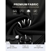 image:imageCOOFANDY Mens Casual Button Down Short Sleeve Shirts Untucked Wrinkle Free Shirt Stretch Dress ShirtsBlack