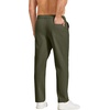 image:imageCOOFANDY Mens Casual Chinos Pants Relaxed Fit Elastic Waist Khaki Trousers Stretch Dress Slacks with PocketsArmy Green