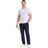 image:imageCOOFANDY Mens Casual Chinos Pants Relaxed Fit Elastic Waist Khaki Trousers Stretch Dress Slacks with PocketsNavy Blue