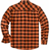 image:imageCOOFANDY Mens Casual Long Sleeve Button Up Plaid Flannel Shirt Jacket with PocketBuffalo Black Orange