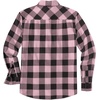 image:imageCOOFANDY Mens Casual Long Sleeve Button Up Plaid Flannel Shirt Jacket with PocketBuffalo Black Pink