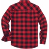 image:imageCOOFANDY Mens Casual Long Sleeve Button Up Plaid Flannel Shirt Jacket with PocketBuffalo Black Red