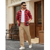 image:imageCOOFANDY Mens Casual Pants Cotton Classic Fit Stretch Chino Pant Khaki Lightweight Work Dress SlacksBeige
