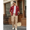 image:imageCOOFANDY Mens Casual Pants Cotton Classic Fit Stretch Chino Pant Khaki Lightweight Work Dress SlacksKhaki
