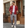 image:imageCOOFANDY Mens Casual Pants Cotton Classic Fit Stretch Chino Pant Khaki Lightweight Work Dress SlacksLight Grey