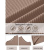 image:imageCOOFANDY Mens Casual Tank Top V Neck Knit Jacquard Sleeveless T Shirts Lightweight Summer Beach Textured TankKhaki