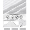 image:imageCOOFANDY Mens Casual Tank Top V Neck Knit Jacquard Sleeveless T Shirts Lightweight Summer Beach Textured TankWhite