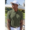 image:imageCOOFANDY Mens Cotton Polo Shirt Short Sleeve Golf Shirts 3 Buttons Casual Work T ShirtsArmy Green