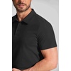 image:imageCOOFANDY Mens Cotton Polo Shirt Short Sleeve Golf Shirts 3 Buttons Casual Work T ShirtsBlack
