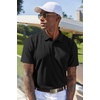 image:imageCOOFANDY Mens Cotton Polo Shirt Short Sleeve Golf Shirts 3 Buttons Casual Work T ShirtsBlack