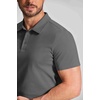 image:imageCOOFANDY Mens Cotton Polo Shirt Short Sleeve Golf Shirts 3 Buttons Casual Work T ShirtsDark Grey