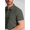 image:imageCOOFANDY Mens Cotton Polo Shirt Short Sleeve Golf Shirts 3 Buttons Casual Work T ShirtsDeep Green