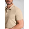 image:imageCOOFANDY Mens Cotton Polo Shirt Short Sleeve Golf Shirts 3 Buttons Casual Work T ShirtsKhaki