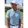 image:imageCOOFANDY Mens Cotton Polo Shirt Short Sleeve Golf Shirts 3 Buttons Casual Work T ShirtsLight Blue