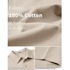 image:imageCOOFANDY Mens Cotton Polo Shirt Short Sleeve Golf Shirts 3 Buttons Casual Work T ShirtsLight Khaki
