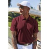 image:imageCOOFANDY Mens Cotton Polo Shirt Short Sleeve Golf Shirts 3 Buttons Casual Work T ShirtsMaroon