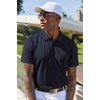 image:imageCOOFANDY Mens Cotton Polo Shirt Short Sleeve Golf Shirts 3 Buttons Casual Work T ShirtsMidnight Blue
