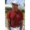 image:imageCOOFANDY Mens Cotton Polo Shirt Short Sleeve Golf Shirts 3 Buttons Casual Work T ShirtsRed