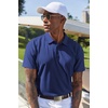 image:imageCOOFANDY Mens Cotton Polo Shirt Short Sleeve Golf Shirts 3 Buttons Casual Work T ShirtsRoyal Azure Blue