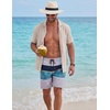 image:imageCOOFANDY Mens Cotton Shirts Short Sleeve Button Down Shirts Casual Beach Summer Cuban Collar ShirtBeige