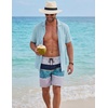 image:imageCOOFANDY Mens Cotton Shirts Short Sleeve Button Down Shirts Casual Beach Summer Cuban Collar ShirtBlue