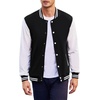 image:imageCOOFANDY Mens Fashion Varsity Jacket Causal Slim Fit Cotton Letterman Baseball Bomber JacketsBlack