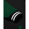 image:imageCOOFANDY Mens Fashion Varsity Jacket Causal Slim Fit Cotton Letterman Baseball Bomber JacketsBlack Green