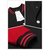 image:imageCOOFANDY Mens Fashion Varsity Jacket Causal Slim Fit Cotton Letterman Baseball Bomber JacketsBlackRed