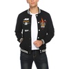image:imageCOOFANDY Mens Fashion Varsity Jacket Causal Slim Fit Cotton Letterman Baseball Bomber JacketsBlackjgr