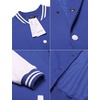 image:imageCOOFANDY Mens Fashion Varsity Jacket Causal Slim Fit Cotton Letterman Baseball Bomber JacketsBlue