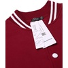 image:imageCOOFANDY Mens Fashion Varsity Jacket Causal Slim Fit Cotton Letterman Baseball Bomber JacketsBurgundy