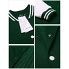 image:imageCOOFANDY Mens Fashion Varsity Jacket Causal Slim Fit Cotton Letterman Baseball Bomber JacketsGreen