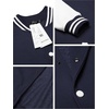 image:imageCOOFANDY Mens Fashion Varsity Jacket Causal Slim Fit Cotton Letterman Baseball Bomber JacketsNavy