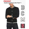 image:imageCOOFANDY Mens Fashion Varsity Jacket Causal Slim Fit Cotton Letterman Baseball Bomber JacketsPitchblack
