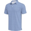 image:imageCOOFANDY Mens Golf Polo Shirts Short Sleeve Quick Dry Performance Moisture Wicking Golf Shirts Casual Print Collared ShirtBlue Flower