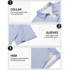 image:imageCOOFANDY Mens Golf Polo Shirts Short Sleeve Quick Dry Performance Moisture Wicking Golf Shirts Casual Print Collared ShirtLight Blue Square