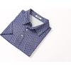 image:imageCOOFANDY Mens Golf Polo Shirts Short Sleeve Quick Dry Performance Moisture Wicking Golf Shirts Casual Print Collared ShirtNavy Blue Triangles