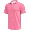 image:imageCOOFANDY Mens Golf Polo Shirts Short Sleeve Quick Dry Performance Moisture Wicking Golf Shirts Casual Print Collared ShirtPink Splashed Paint