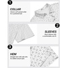 image:imageCOOFANDY Mens Golf Polo Shirts Short Sleeve Quick Dry Performance Moisture Wicking Golf Shirts Casual Print Collared ShirtWhite Golf Clubs